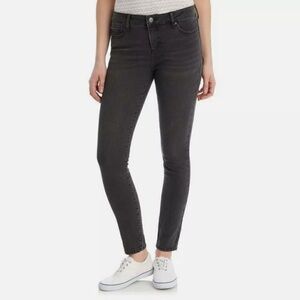 G.H. Bass Contour Skinny Fit Jeans Petite Size 0 Gray High Rise Stretch NWT